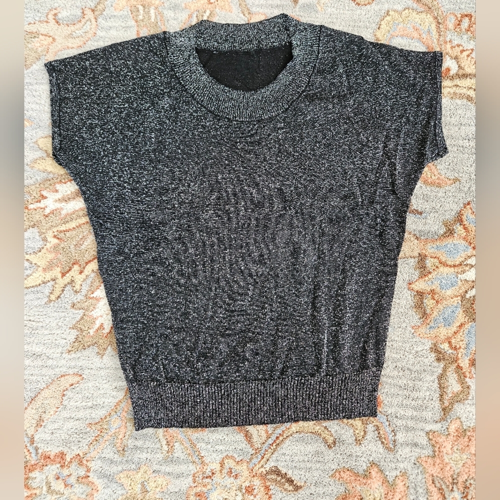 Black shimmering Shirt